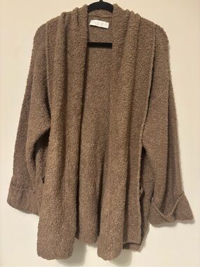 Abercrombie & Fitch Bouclé Open-Front Cardigan